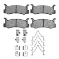 DFC 87-95 Mazda MX-3 Rear 5000 Advanced Semi Metallic Brake Pads and Hardware Kit