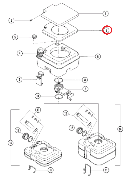 COVER & SEAT KIT PT PARCH