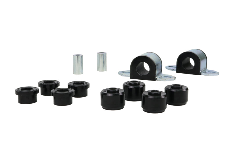 Sway bar - mount and link bushings 10 Bushings 2 Tubes 2 Saddles Grease