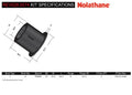 Control arm - lower inner front bushing 4 Bushings 2 Tubes Grease