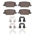 R1 -25 Hyundai Santa Fe Rear Ceramic Pads & Hardware Kit