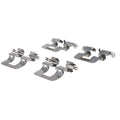 Centric Premium Ceramic Brake Pads Shims and Hardware - Rear
