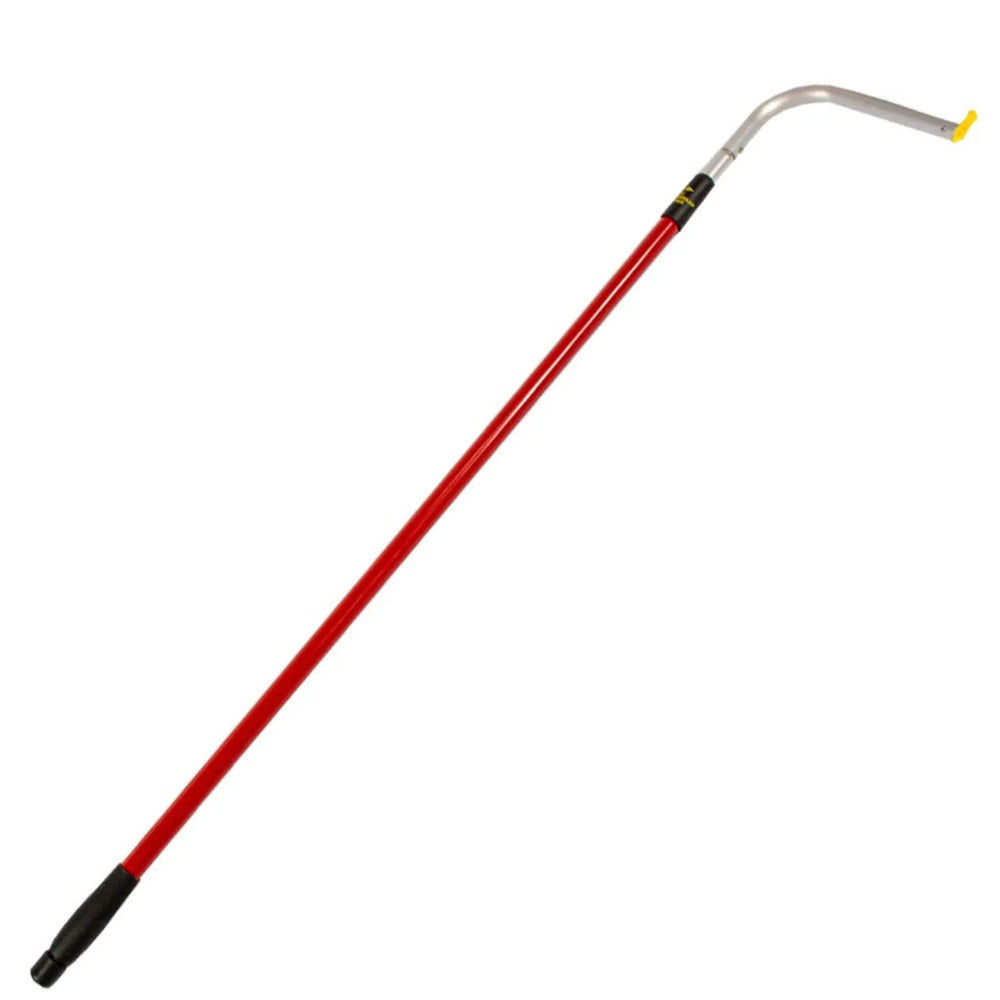 DUHOOKY EXTENDABLE GRABBER TOOL W/MOUNTING CLIPRED/SILVER
