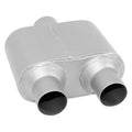 MUFFLER XLERATOR VR PERFORMANCE OVAL 2.5IN ID/2.25IN OD C/D 13IN OAL AS