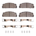 R1 69-73 Fiat 850 Front Semi Met Pads & Hardware Kit