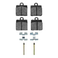 R1 1966-1970 Volkswagen Karmann Ghia Front R1 Semi Met Pads & Hardware Kit