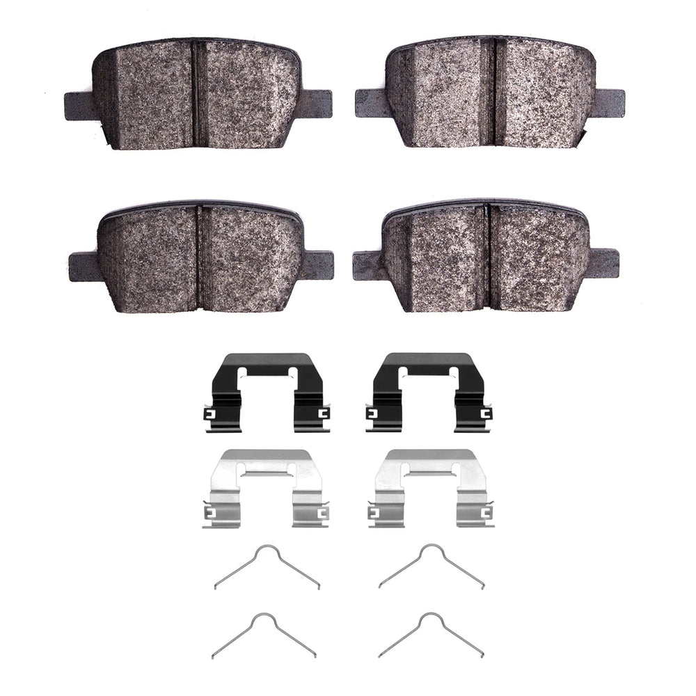 R1 16-24 Buick Enclave Rear Ceramic Brake Pads & Hardware Kit