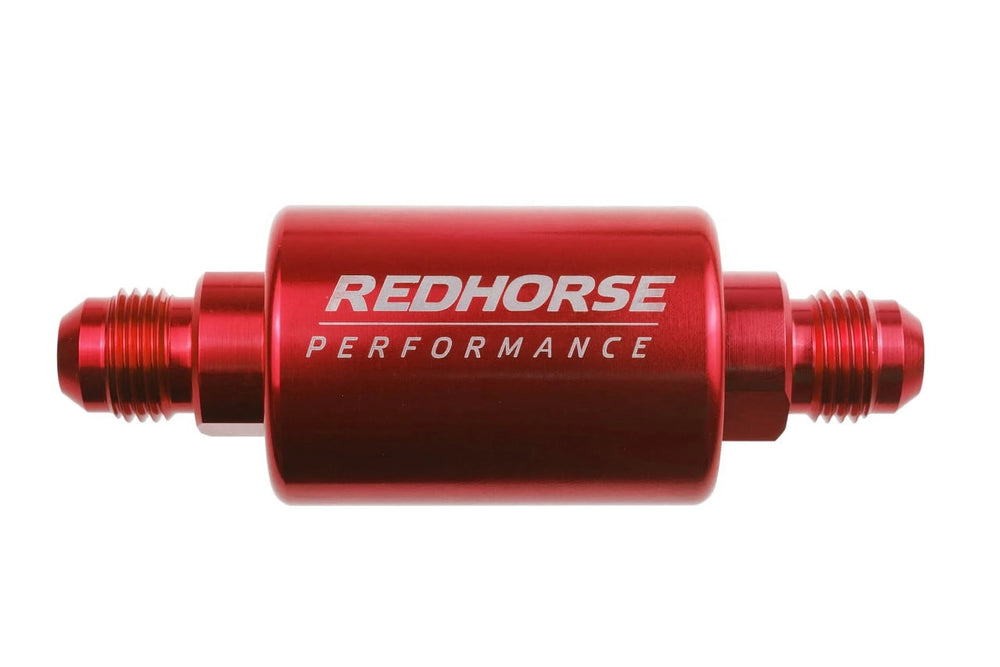 08 INLET 08 OUTLET AN HIGH FLOW FUEL FILTER BLUE