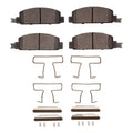 R1 76-80 Chevrolet Luv Front Ceramic Brake Pads and Hardware Kit