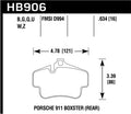 DFC 71-73 Plymouth Cricket Front 4000 HybriDynamic Brake Pads and Hardware Kit