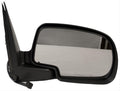 RH DOOR MIRROR PWR NONHTD TEXT BLK W/CHR COVER FLDG SILVERADO/SIERRA 9902
