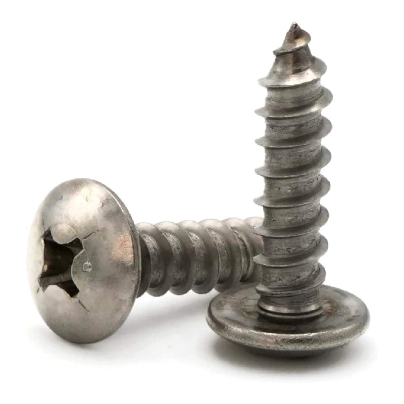 PHILLIPS TRUSS HEAD SCREW #10 X 1 INCH BOX OF 500
