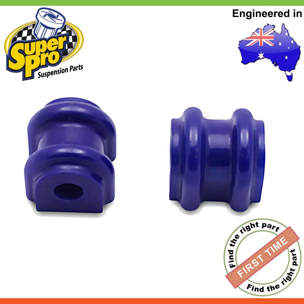 SuperPro 2012 Hyundai Veloster Base Rear 15mm Sway Bar Mount Bushing Set