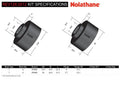 Shock absorber - upper bushing 4 Bushings 4 Washers Install Guide Grease