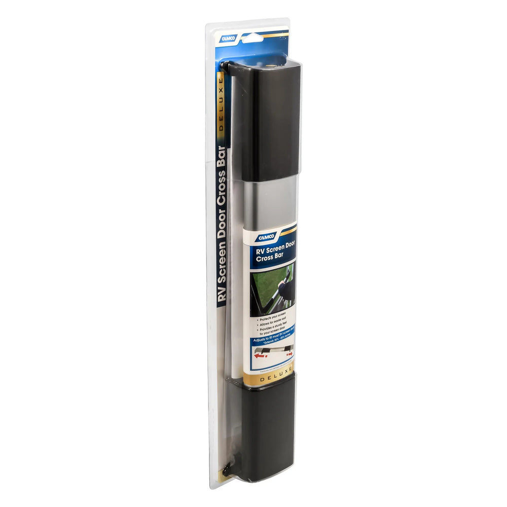 RV SCREEN DOOR CROSS BAR WIDE BLACK