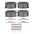 R1 88-90 Pontiac 6000 Rear Ceramic Pads & Hardware Kit