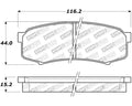 CENTRIC BRAKE SHOES
