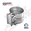 Exhaust Clamp 2.75 Inch Aluminized Torca Lap-Joint Clamp Diamond Eye