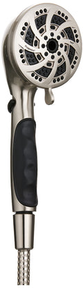 OXYGENICS FURY RV BRUSHED NICKEL 1.8 GPM HANDHELD W/72 INCH HOSE WALL MOUNT & PLUMBERS TAPE