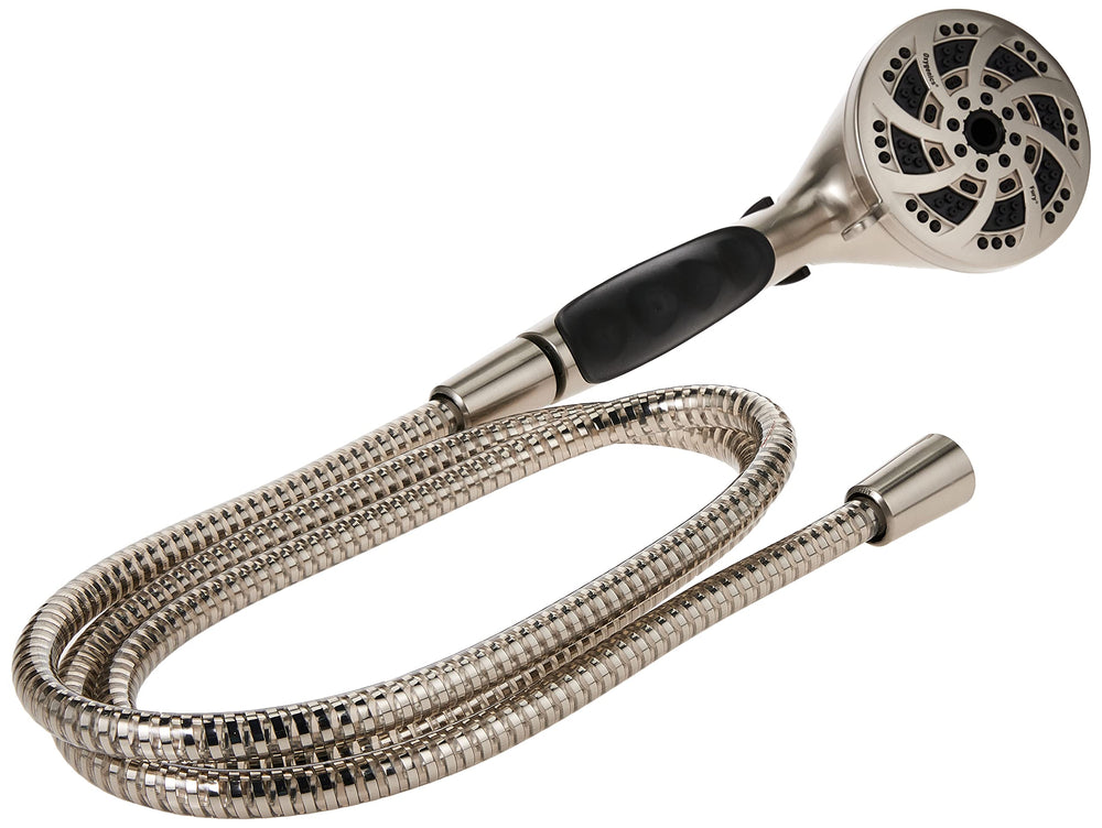 OXYGENICS FURY RV BRUSHED NICKEL 1.8 GPM HANDHELD W/72 INCH HOSE WALL MOUNT & PLUMBERS TAPE