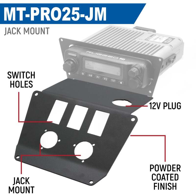 Rugged Radios Lower Accessory Panel for 2026 Polaris RZR Pro R Ultimate with 10.4 Inch Touchscreen - Switch Pros 8 MT-PRO26-SP8