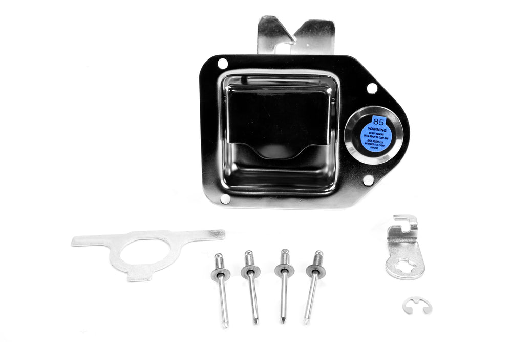 (CLAMSHELL)9014 CHRYSLER/DODGE/JEEP VEHICLES TOOL BOX LATCH RETRO FIT KIT