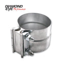 Exhaust Clamp 2.5 Inch Aluminized Torca Lap-Joint Clamp Diamond Eye