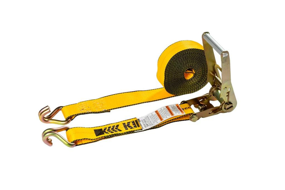 BULLETPROOF HEAVY DUTY 2IN RATCHET STRAPYELLOW