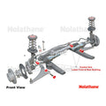 Control arm - lower inner bushing 4 Bushings 4 Tubes Grease