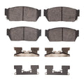 R1 83-87 Honda Civic Hatchback Front Semi Met Pads & Hardware Kit