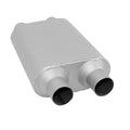 MUFFLER XLERATOR VX PERFORMANCE OVAL 2.25IN ID/OD D/D 19IN OAL AS