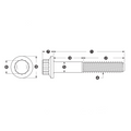 ARP M10 x 1.50 x 90 12pt SS Bolts (5/pkg)
