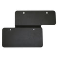 ~(3 lbs. 25X12X3)~ Contour Bull Bar License Plate Bracket Black License Plate Relocator Bottom Mount