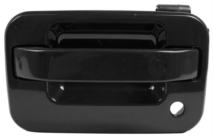 LH OUTER FRONT DOOR HANDLE (P) BLK SMOOTH W/O KEYLESS ENTRY FORD F150 P/U 0408