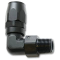 Vibrant Performance - 26909 - Male NPT 90 Degree Hose End Fitting; Hose Size: -12AN; Pipe Thread: 3/4 NPT