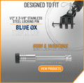 TOW BAR LOCK FOR BLUE OX TRIPLE LUG TOW BAR ADAPTER