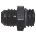 Fragola -10AN x 1-1/16-12 (12) Radius Fitting in Oin -Ring - Black