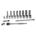 22PC SAE 1/4IN DR SOCKET SET