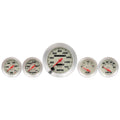 2.0 Dia Water Temp Gauge Silver  130-280