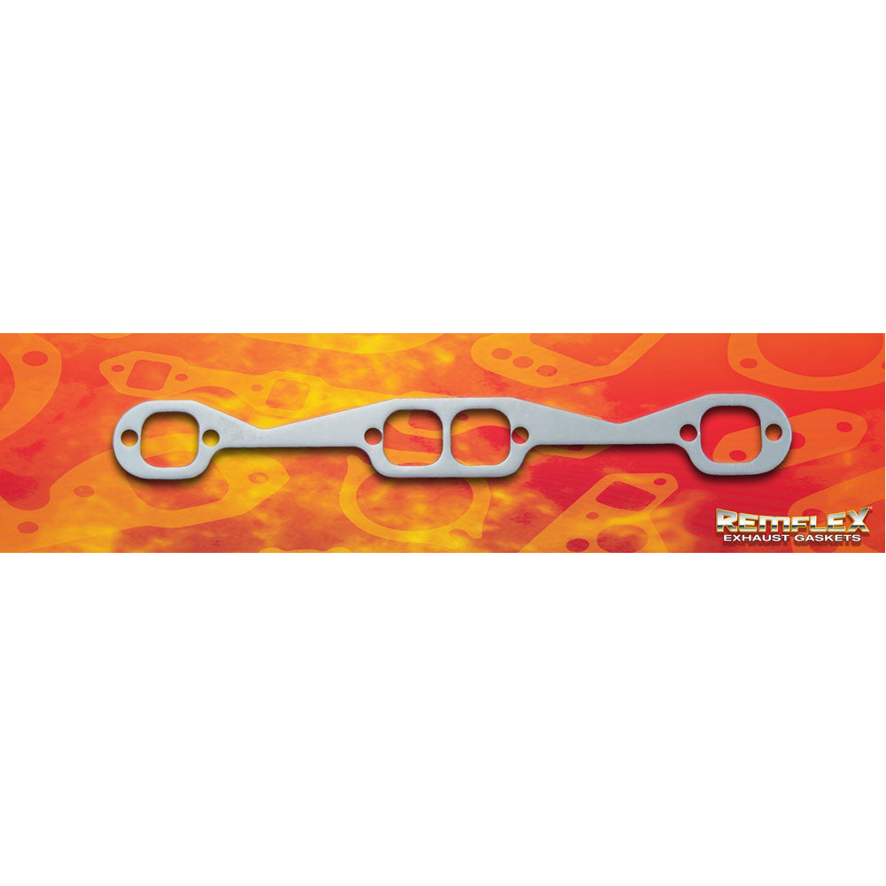 GM V8 SB AFR SBC HEADS 6905 PATTERN EXHAUST GASKETS 2/SET