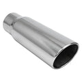 4.00INX15.00IN PENCIL ROLL ROLLED SLANT DIESEL EXHAUST TIP 4.00IN ID / 5.00IN OD