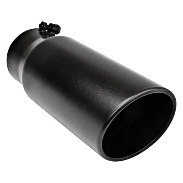 ~(3 lbs. 13X6X6)~ High heat resistant 5 in 15 in rolled angle bolt-on i.d. 4 in glossy black coated (Single box)