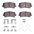 R1 07-26 Honda Ridgeline Rear Semi Met Brake Pads and Hardware Kit