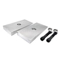 Calvert 6 degree shims for 2.5 wide Springs incl. hardware (9/16 dia. head 3/8 pin)