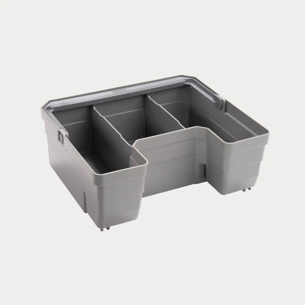 VX DRAWERS DOUBLE DRAWERGANIZER DRAWER BIN GREY