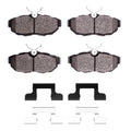 R1 05-14 Ford Mustang Rear Semi Met Brake Pads and Hardware Kit