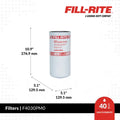 30 MICRON PARTICULATE FILTER 1.5IN 16 UNF 40 GPM