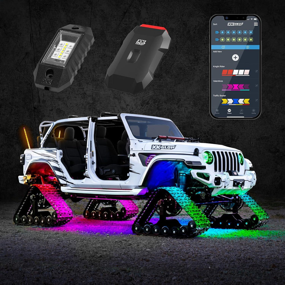 LED RGBW ROCK POD; XKALPHA