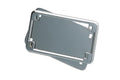 Kuryakyn License Frame & Backing Plate Set 4in X 7in Chrome