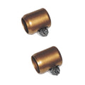 NAMZ Fuel Line Hose Clamps 1/4-5/16in. ID Brass (6 Pack)
